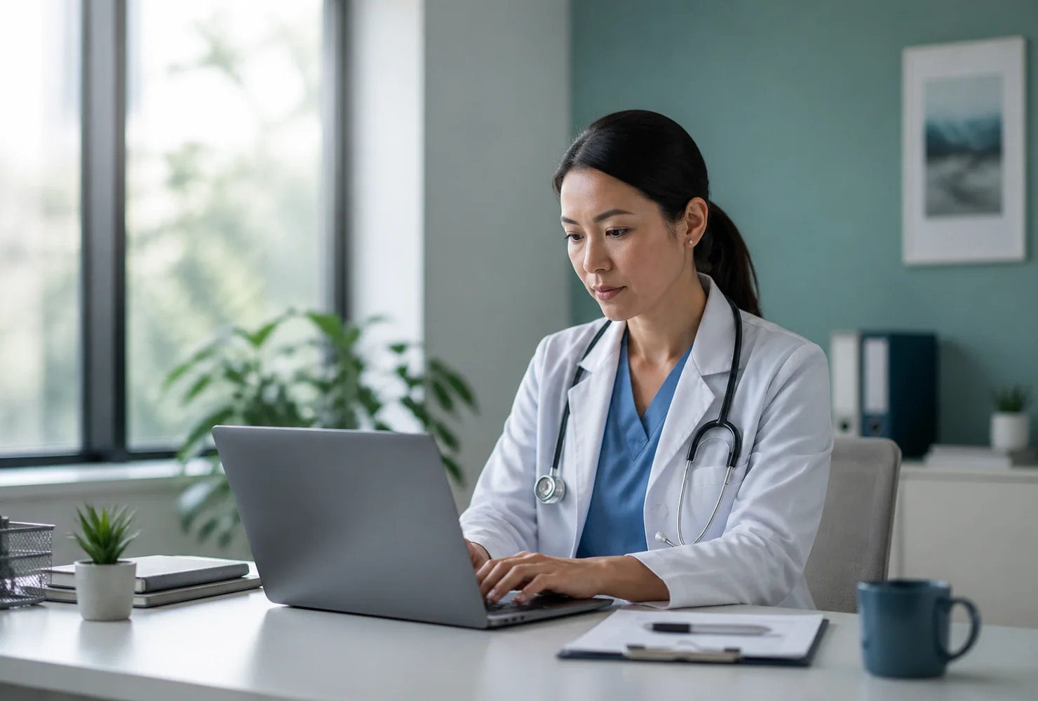 Clinician reviewing diagnostic orders in the OmniH practitioner portal
